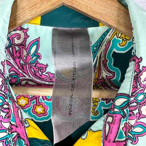 Moon Collection Womens size Large Paisley Print Sleeveless Dress - Picture 9 of 9